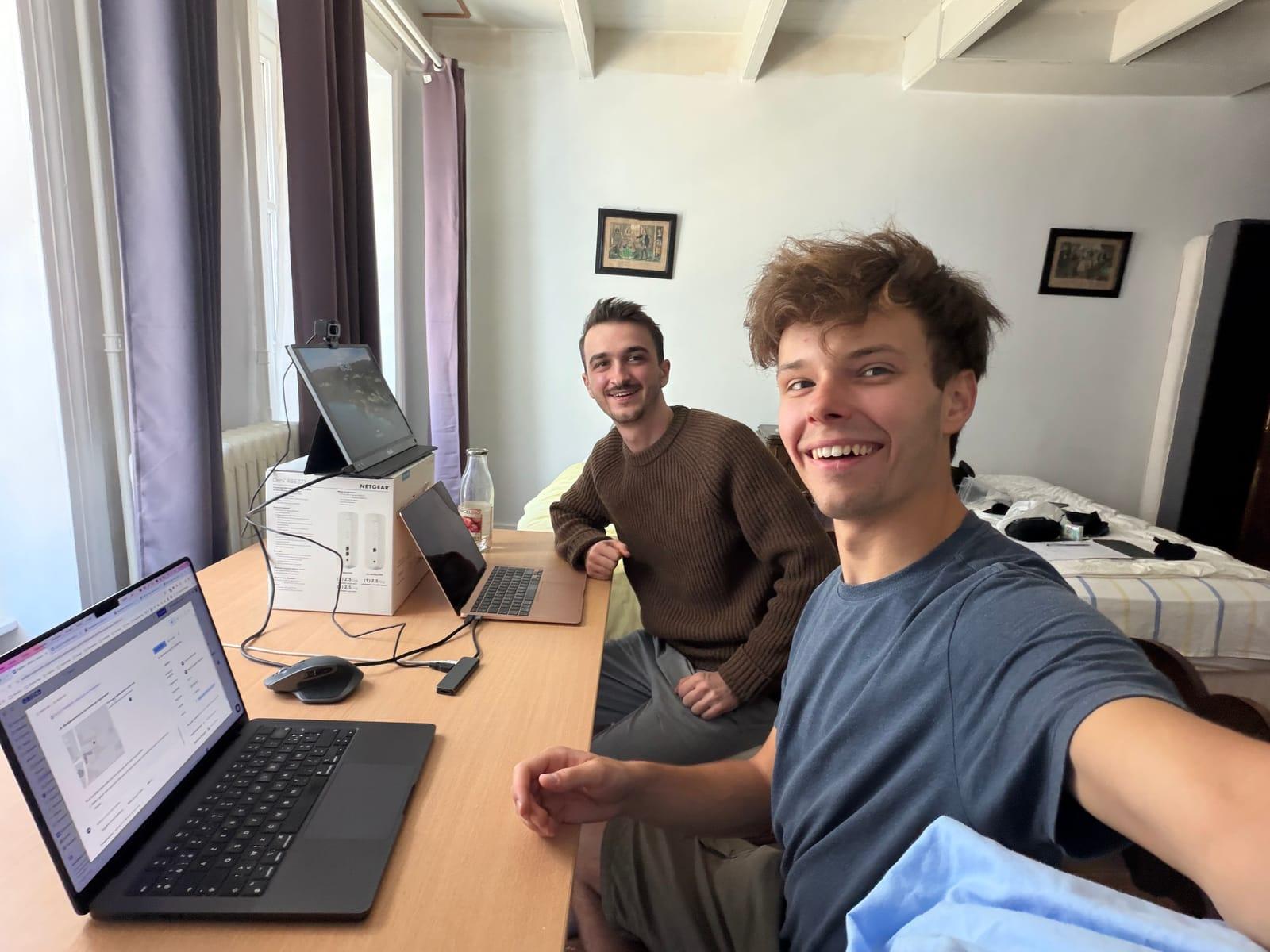 Tim et Ulysse, les deux fondateurs de Chorus Pay